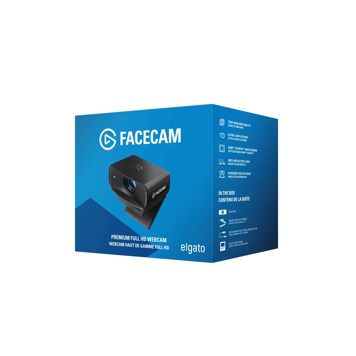 Corsair 10WAC9901 Elgato Facecam MK.2 1080p60 USB-C fix fókusz 24 mm látószög 84 fok #4
