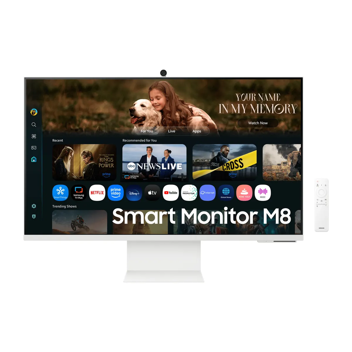 Samsung LS32FM801UUXDU Smart Monitor 32" 4K VA HDR10 AI felskálázás SmartThings #1