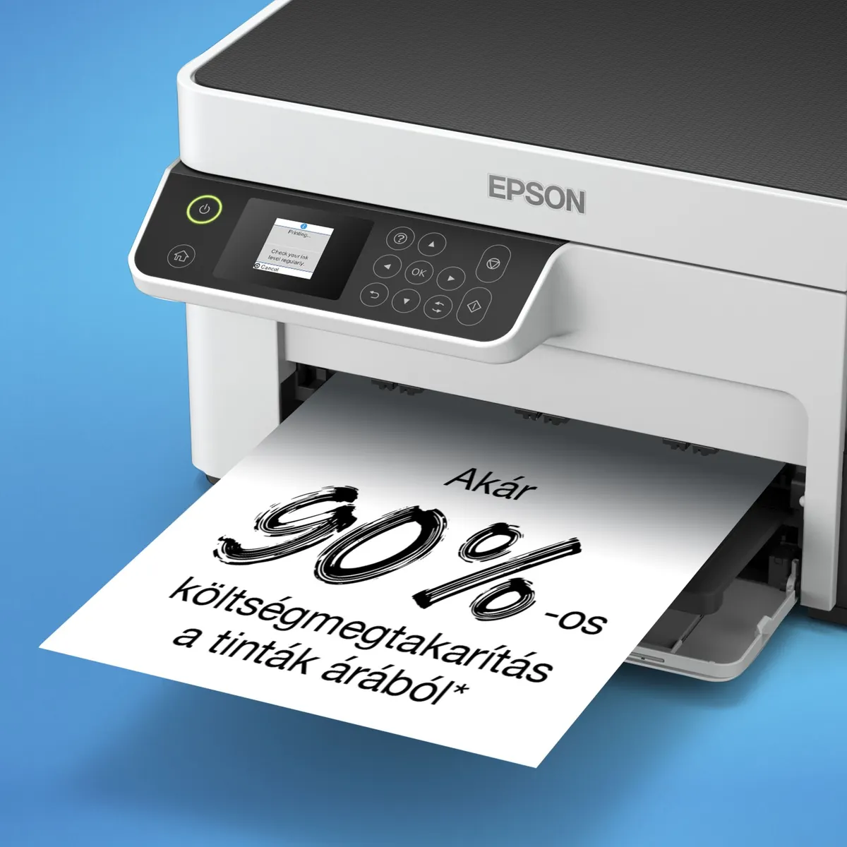 EPSON C11CJ18402 EcoTank M2120 monó MFP WiFi USB 150 lap elülső papírtálca 30 lap kimeneti papírtálca 1440x720 dpi #7