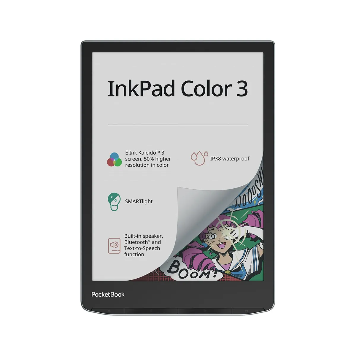 Pocketbook PB743K3-1-WW InkPad Color 3 Stormy Sea 7,8" E Ink Kaleido 3 32GB 1GB RAM WiFi BT IPX8 #1