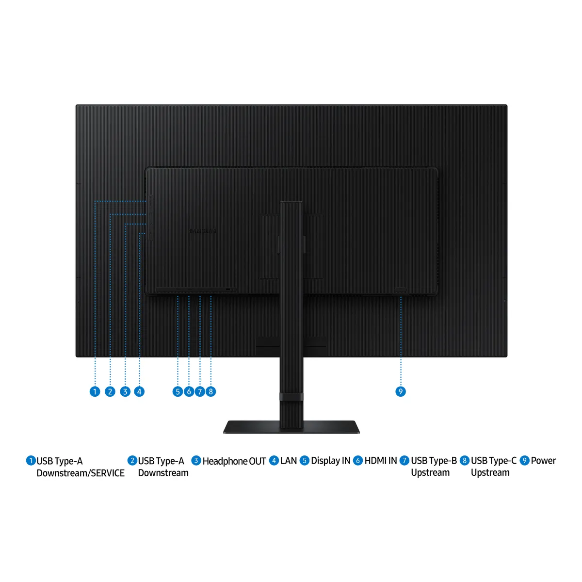 Samsung LS37D800UAUXEN S80UD 37" 4K UHD VA HDR10 350 cd m2 USB-C 90W HDMI DP LAN #7
