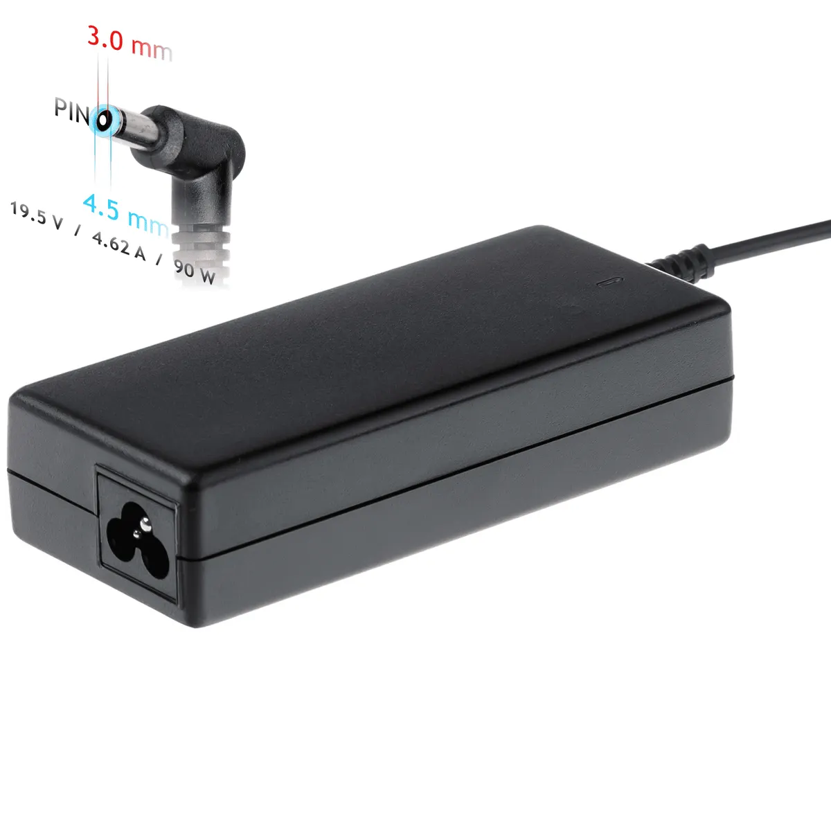 Akyga AK-ND-53 Notebook töltő 19.5V 4.62A 90W 4.5x3.0 mm tűs Dell-kompatibilis 1.2 m #1