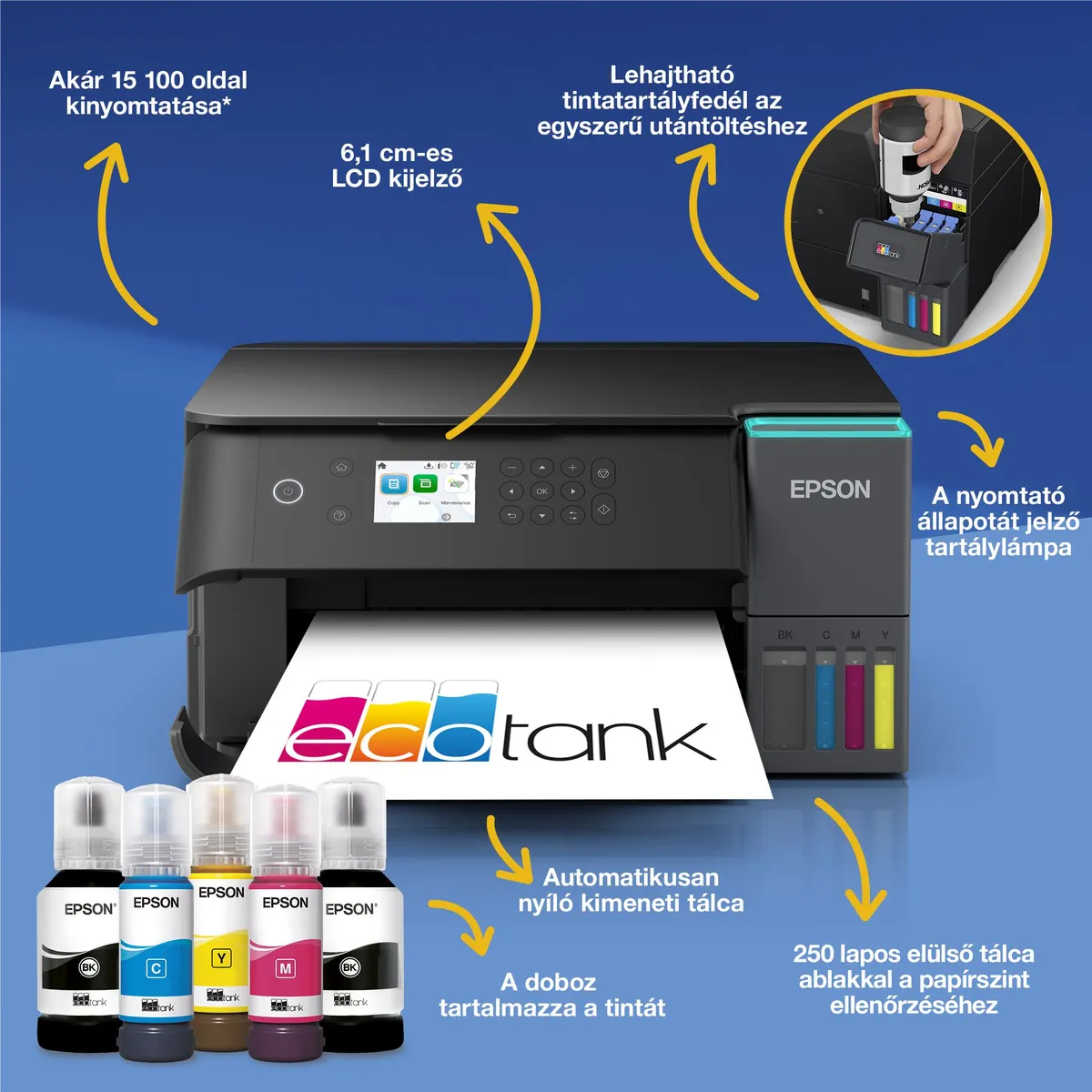 Epson C11CL42401 EcoTank L6360 színes tintasugaras multifunkciós nyomtató, duplex #10