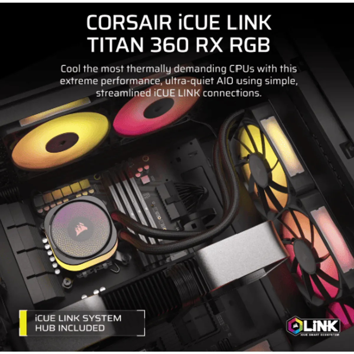 Corsair CW-9061018-WW iCUE Link Titan 360 RX RGB AIO #2