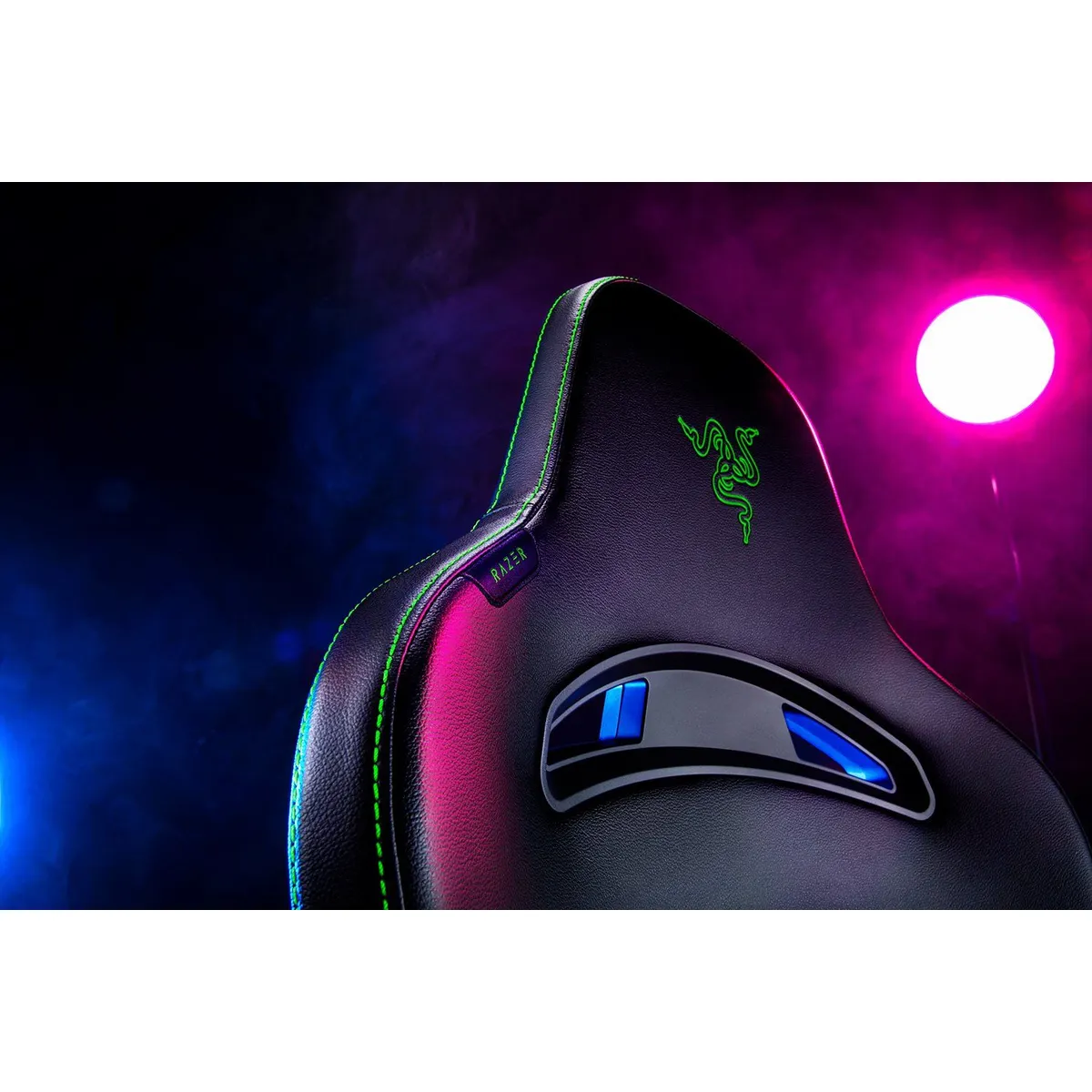Razer RZ38-03880100-R3G1 Enki X zöld 4D kartámasz deréktámasz 21" ultraszéles ülőfelület #2