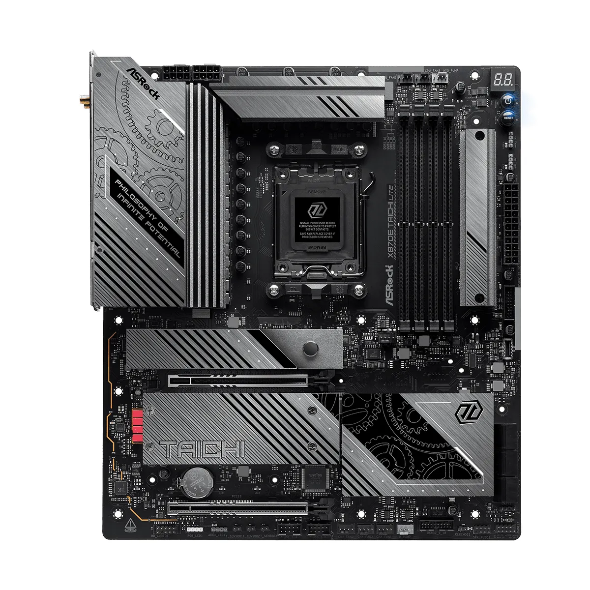 Asrock 90-MXBPA0-A0UAYZ X870E Taichi Lite DDR5 PCIe 5.0 #3