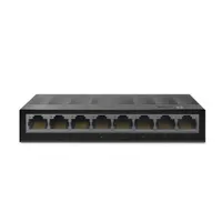 TP-Link LS1008G 8-portos gigabites asztali kapcsoló auto-negotiation auto-MDI-MDIX ventilátormentes zöld Ethernet