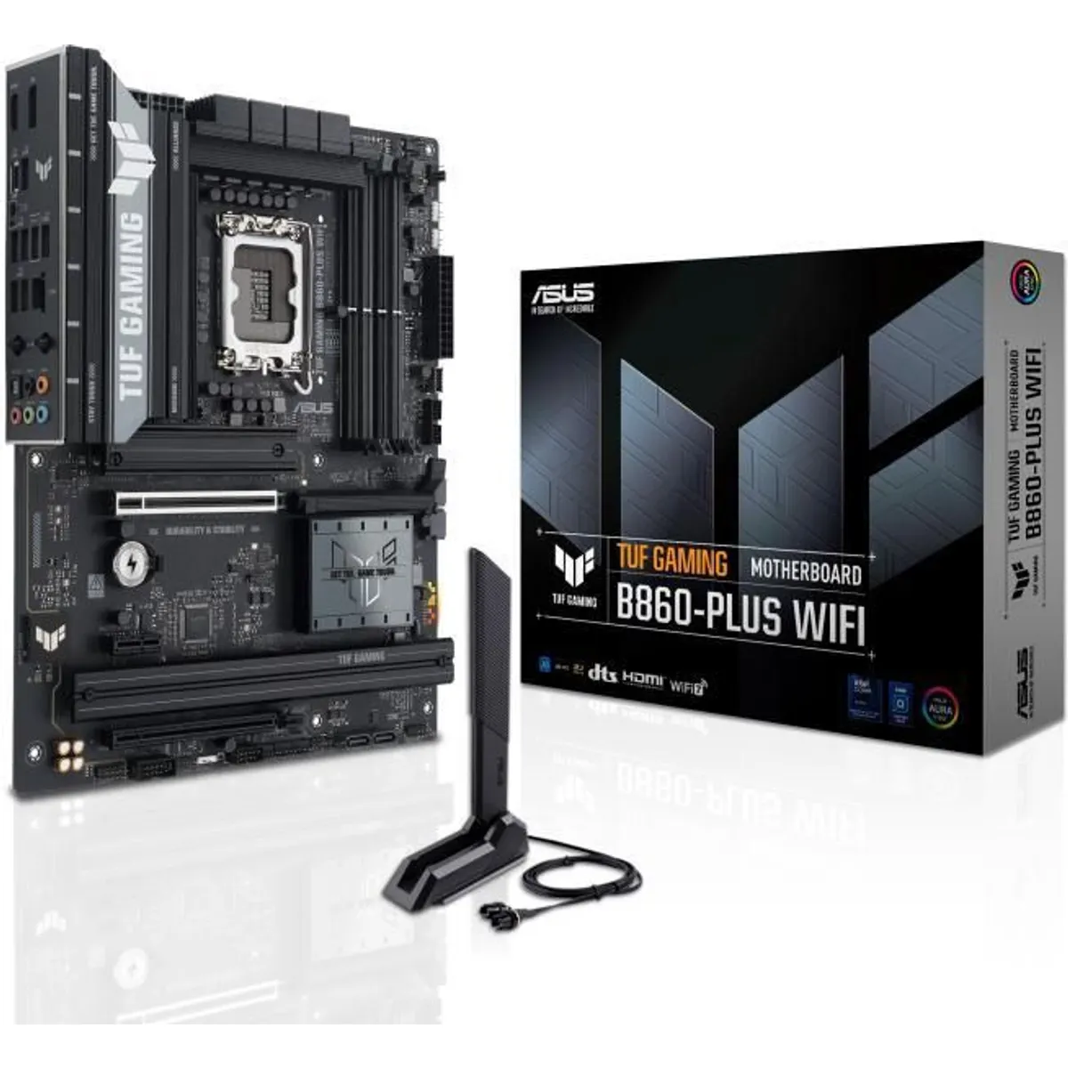 ASUS TUF GAMING B860-PLUS WIFI TUF GAMING B860-PLUS WIFI 4xDDR5 8666 MHz 3xM.2 4xSATA3 HDMI DP USB-C #1