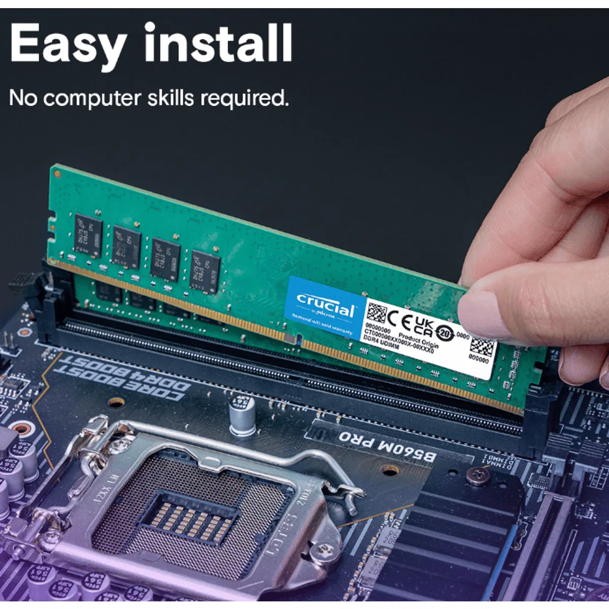 Crucial CT16G4DFRA32A DDR4 16GB UDIMM 3200MHz CL22 Unbuffered Non-ECC 1.2V #2