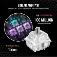 Corsair CH-9109414-NA K70 RGB PRO Mechanikus billentyűzet CHERRY MX SPEED, NKRO, 8MB, USB 3.0, 50 profil, csuklótámasz #4