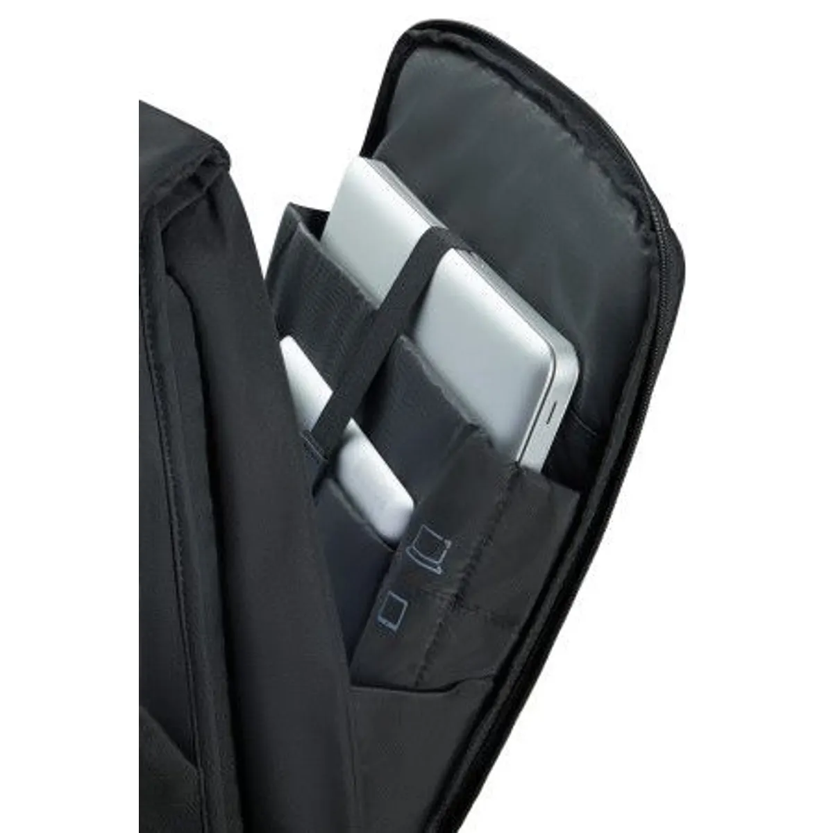 Samsonite 150942-1041 Securipak 2.0 Hátizsák 17.3" Fekete RFID védelemmel #2