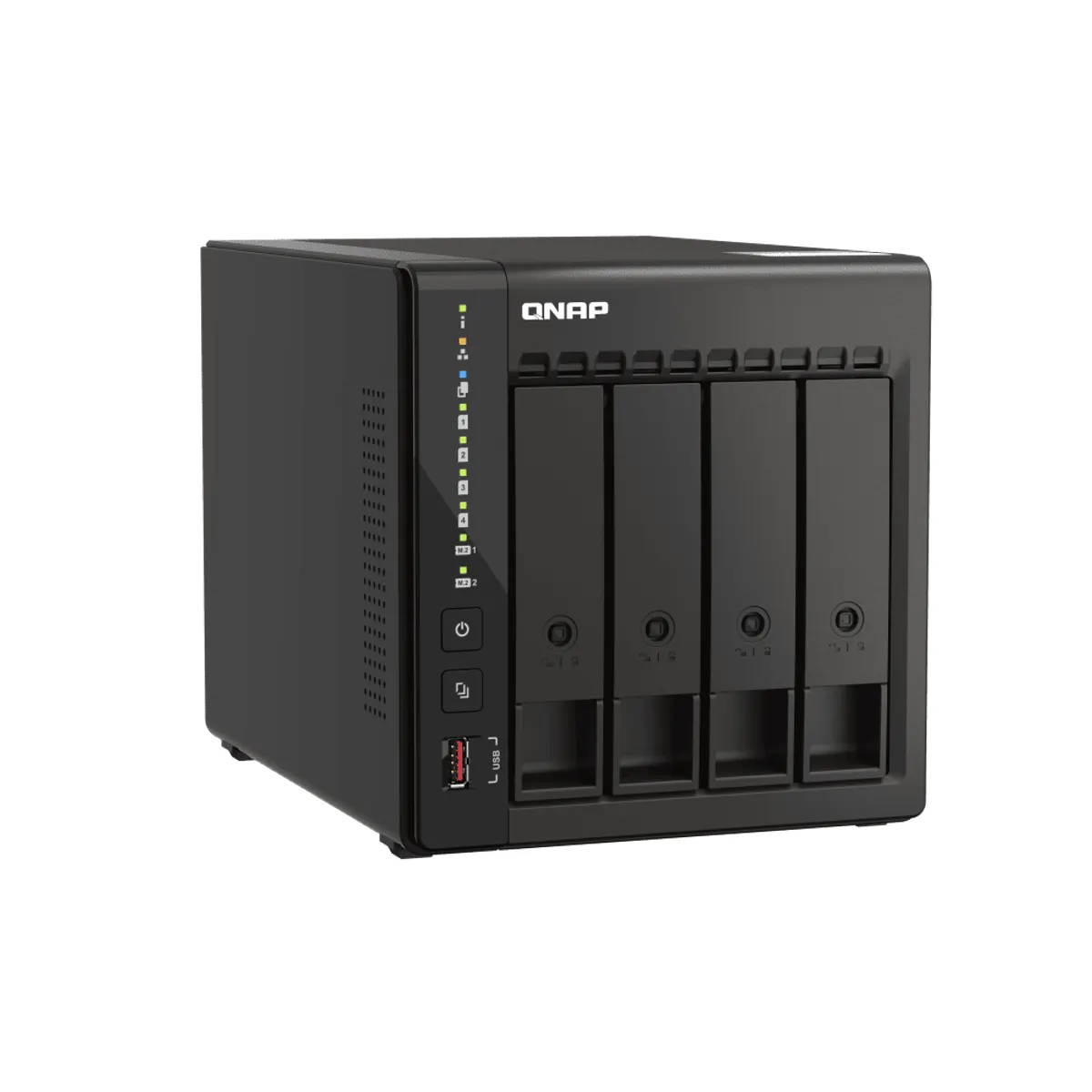 QNAP TS-453E-8G TS-453E 4-fiókos NAS 8 GB RAM 2x 2,5 GbE 2x M.2 2280 PCIe Gen3 HDMI 2x 1.4b #1