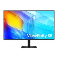 Samsung LS37D800EAUXEN ViewFinity S8 S80D 37" UHD 4K VA HDR10 60 Hz 3x USB HDMI DP állítható állvány TÜV szemvédelem
