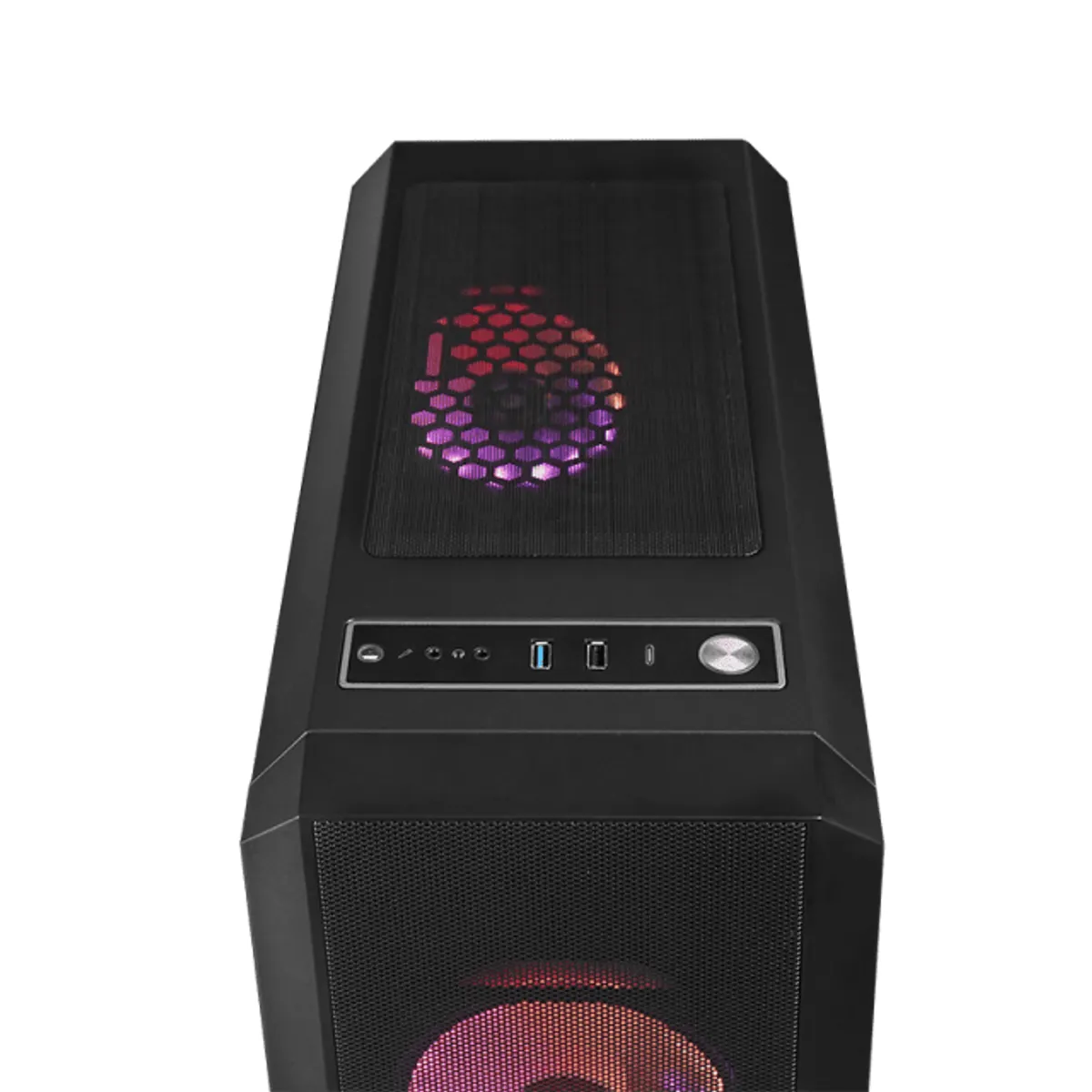 Chieftec GL-04B-UC-OP SCORPION 4 USB-C Gen2x2 edzett üveg ARGB ATX MicroATX Mini-ITX 2x2,5" 2x3,5" USB 3.2 Gen1, USB-C Gen2x2 #6