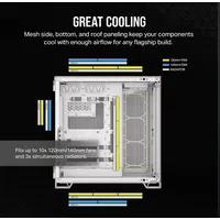 Corsair CC-9011284-WW 6500X középméretű kétkamrás toronyház fehér bambusz dekorpanel #3