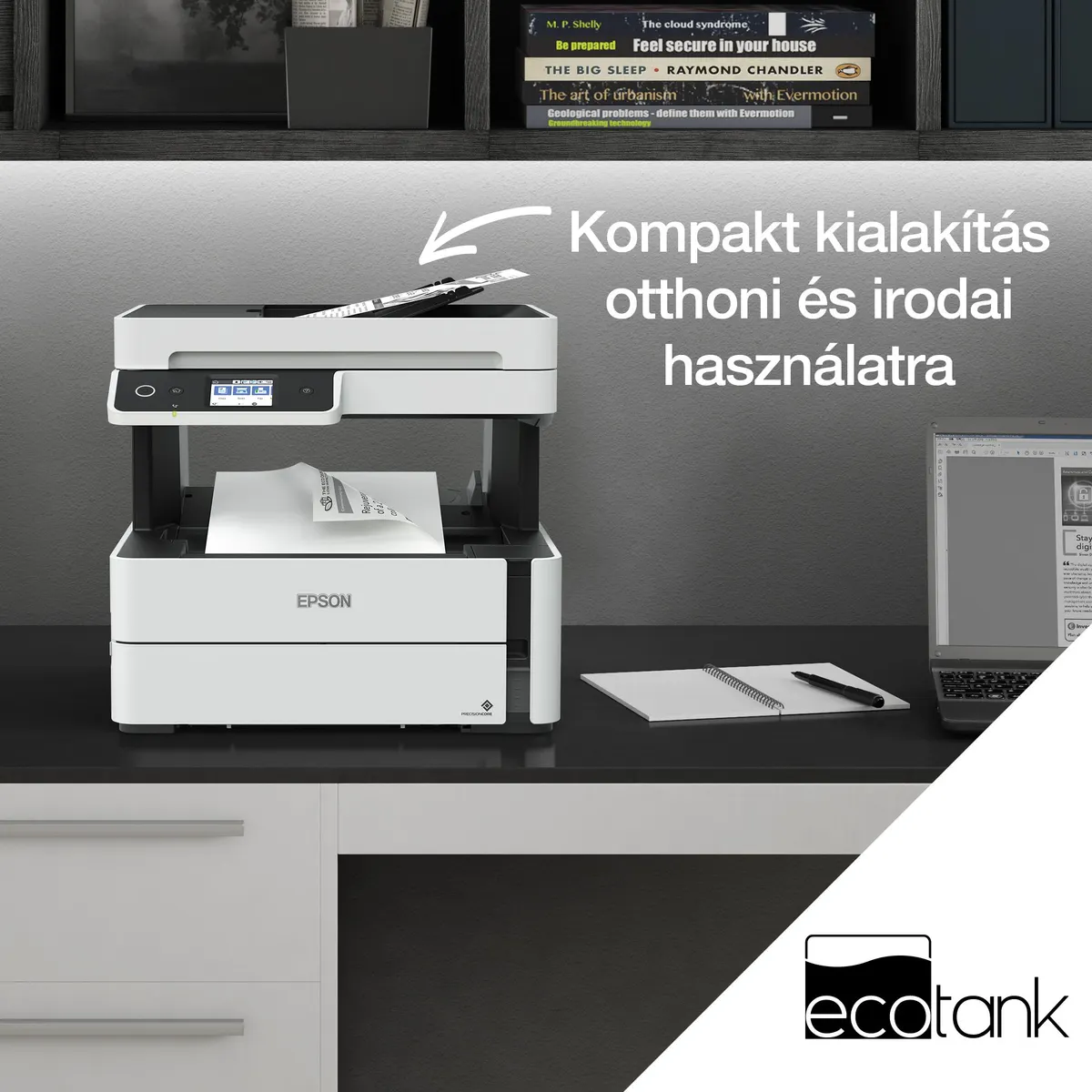 EPSON C11CG92403 EcoTank M3170 négyfunkciós mono nyomtató WiFi USB Ethernet 1200x2400 dpi 20 oldal percenként #9