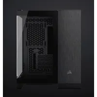 Corsair CC-9011287-WW 2500X Micro-ATX kétkamrás toronyház - fekete-obszidián alumínium edzett üveg invertált alaplap-kompatibilitás #6
