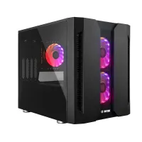 Chieftec GM-02B-OP Chieftronic M2 edzett üveg mATX Mini-ITX táp nélküli 3x ARGB ventilátor RGB vezérlő hub #5