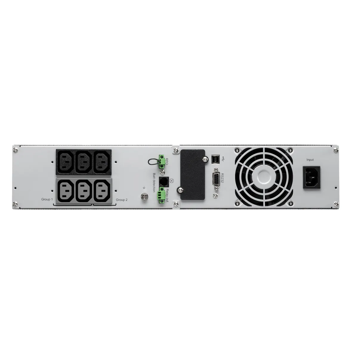 Eaton 9SX1500IR online kettős konverziós rack UPS 1500VA 1350W, 6x IEC C13, bemenet: IEC 320-C14, USB, RS232, opció: Network-MS kártya, 2 év garancia #2