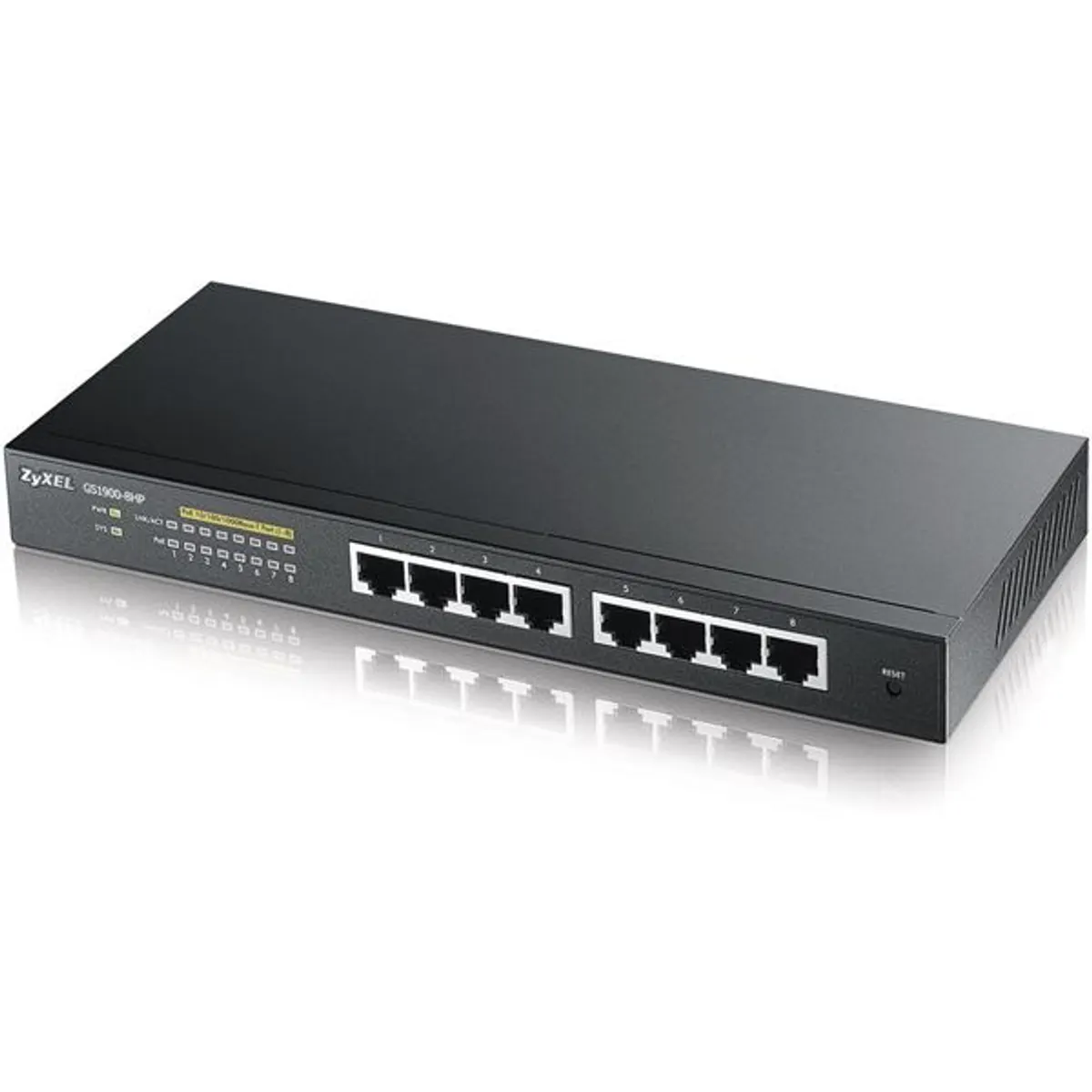ZYXEL GS1920-8HPV2-EU0101F GS1920-8HPv2 8x GbE PoE, 2x GbE SFP, 130W PoE, NebulaFlex #1
