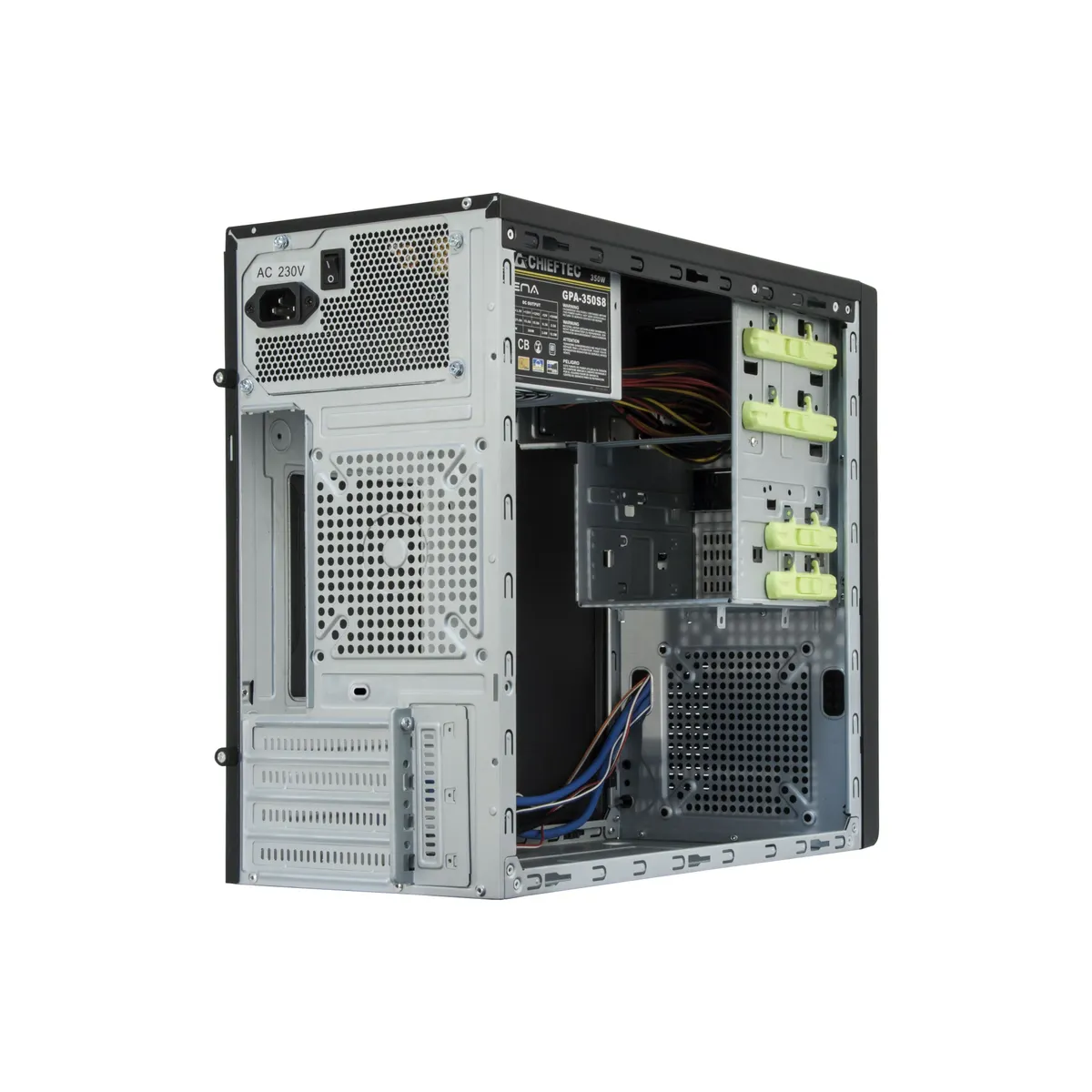 Chieftec XT-01B-350GPB XT-01B microATX 350W 2x USB 3.0 fekete #5