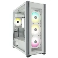 Corsair CC-9011227-WW iCUE 7000X rgb Full-Tower ATX PC-ház fehér edzett üveg 4x SP140 rgb elite 3x360 mm radiátor befogadás