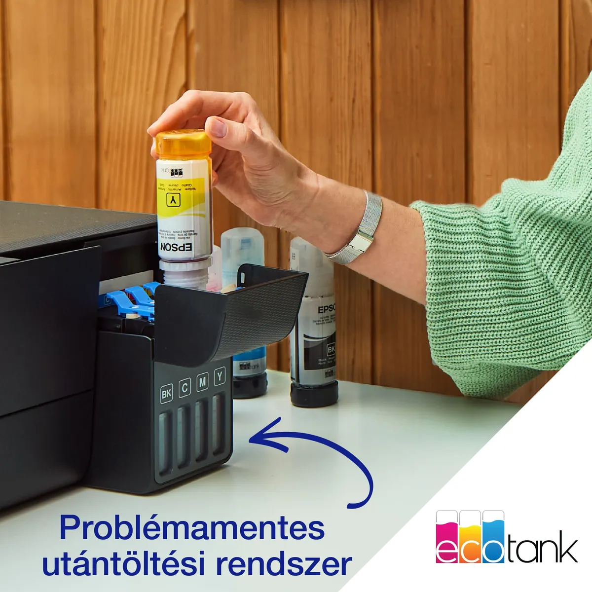 EPSON C11CJ70402 EcoTank L1230 fekete 33 oldal perc, színes 15 oldal perc, A4, kétoldalas, usb, 100 lap bemeneti, 30 lap kimeneti, 5760 x 1440 #8