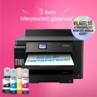 EPSON C11CJ04402 EcoTank L11160 4800x1200dpi 32ppm fekete 21ppm színes duplex WiFi LAN USB 550 bemeneti 125 kimeneti 4 soros LCD #7