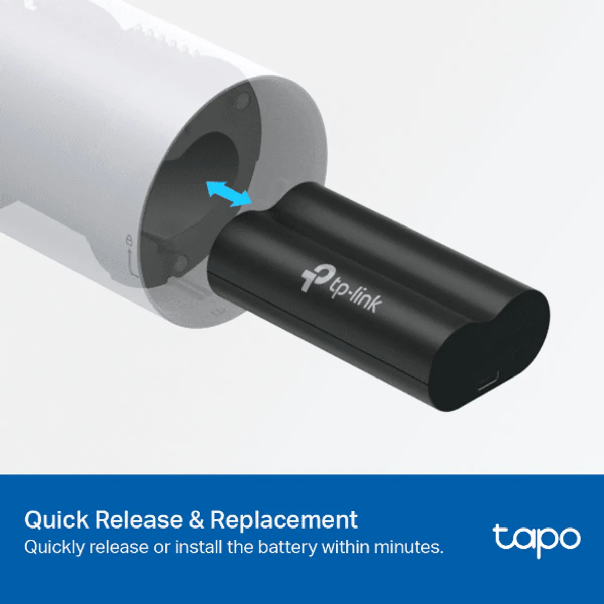 TP-Link TapoA100 akkumulátor 6700mAh 3.6V kompatibilis a Tapo Battery Camera és kaputelefonhoz #4