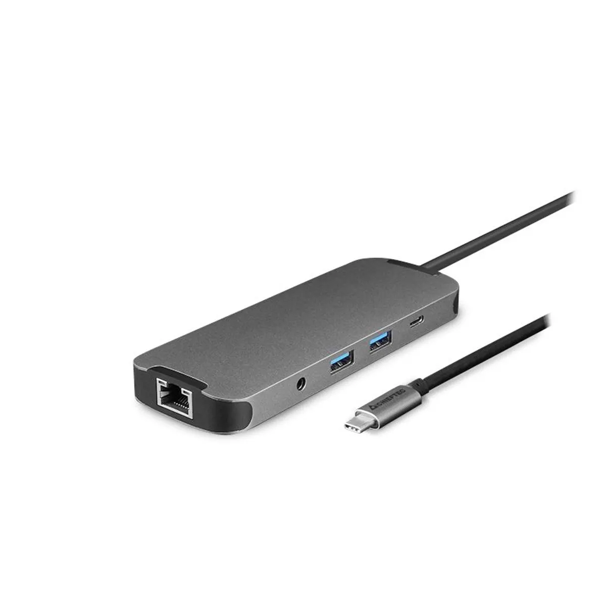 Chieftec DSC-901 dokkolóállomás 9-in-1 USB-C PD3.0 80W HDMI 4K SD MicroSD 1 Gbps Ethernet #1