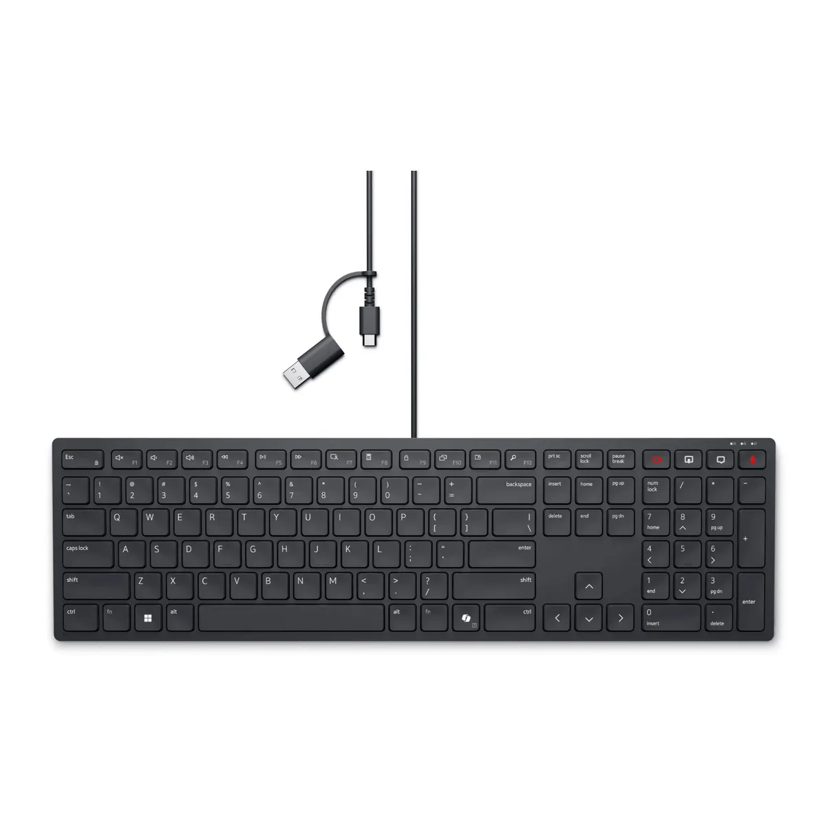 DELL 580-BBSP KB525C billentyűzet USB vezetékes QWERTZ fekete #1