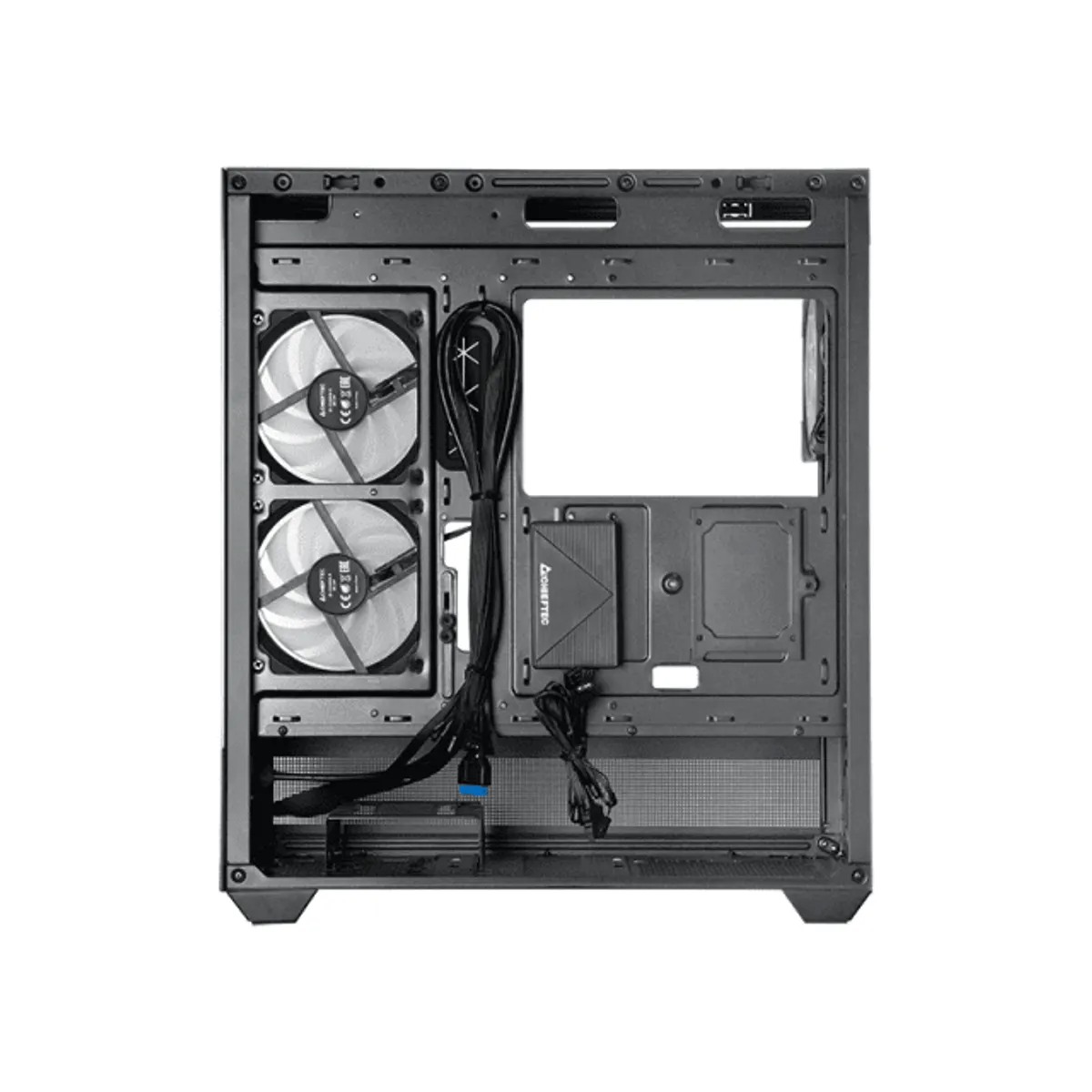 Chieftec GT-01B-OP Vista 3 db 120 mm ARGB ventilátor, edzett üveg oldalpanel #3