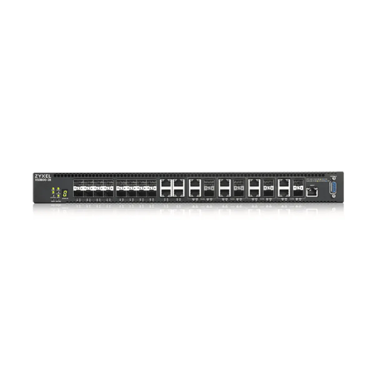 ZYXEL XS3800-28-ZZ0101F XS3800-28 28-portos 10GbE L2plus kapcsoló MultiGig 12x10G réz 8x10G SFP #2
