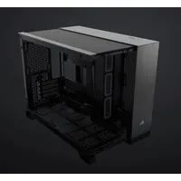 Corsair CC-9011287-WW 2500X Micro-ATX kétkamrás toronyház - fekete-obszidián alumínium edzett üveg invertált alaplap-kompatibilitás #4
