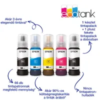 EPSON C11CJ70402 EcoTank L1230 fekete 33 oldal perc, színes 15 oldal perc, A4, kétoldalas, usb, 100 lap bemeneti, 30 lap kimeneti, 5760 x 1440 #3
