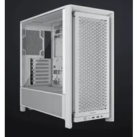 Corsair CC-9011291-WW Frame 4000D fehér moduláris edzett üveg oldalpanel