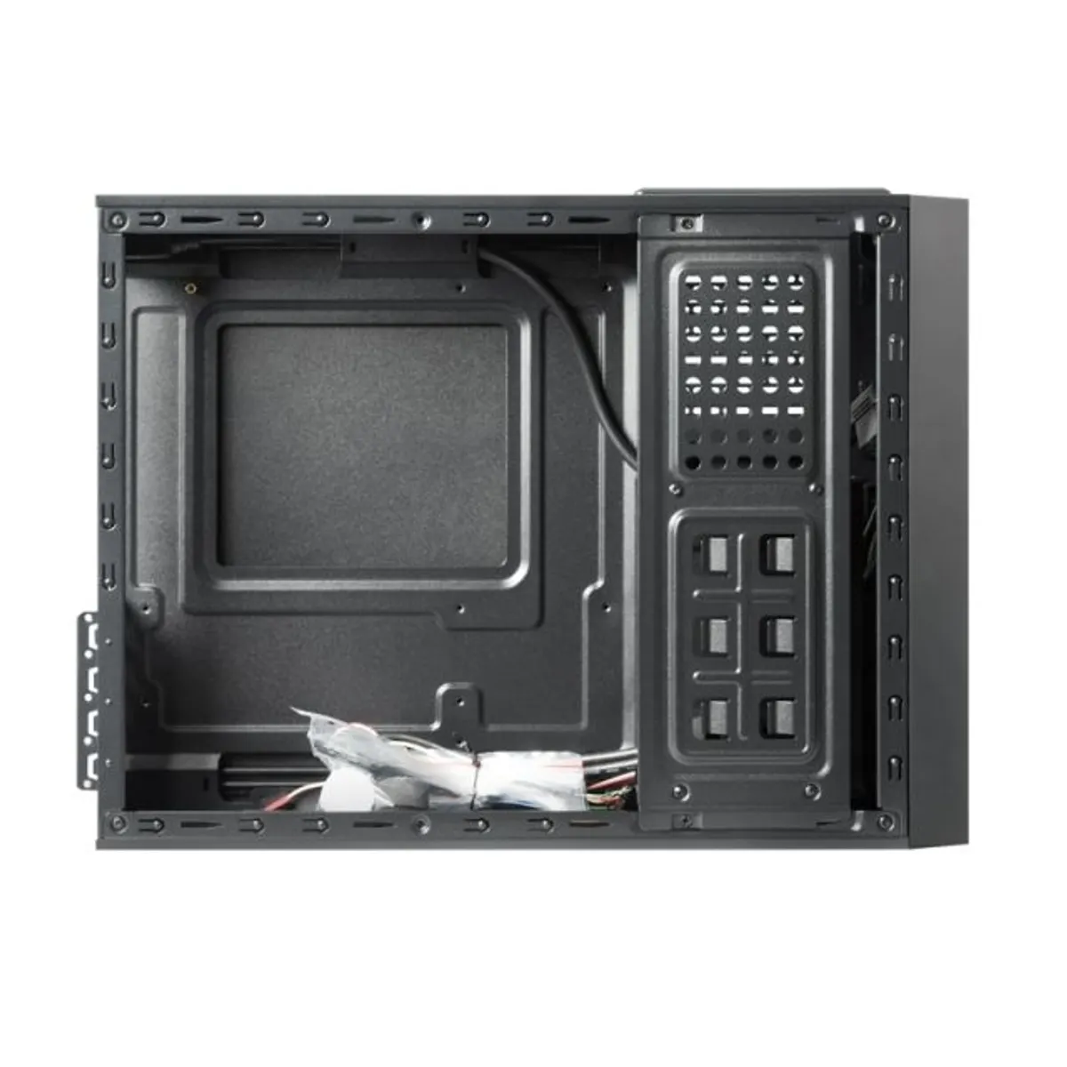 Chieftec UE-02B Uni UE-02B ITX/mATX ház 250W beépített ATX táp, max VGA 200 mm, CPU hűtő 65 mm, 2x USB3.0, 1x 5,25, 1x 3,5, 2x 2,5 #8