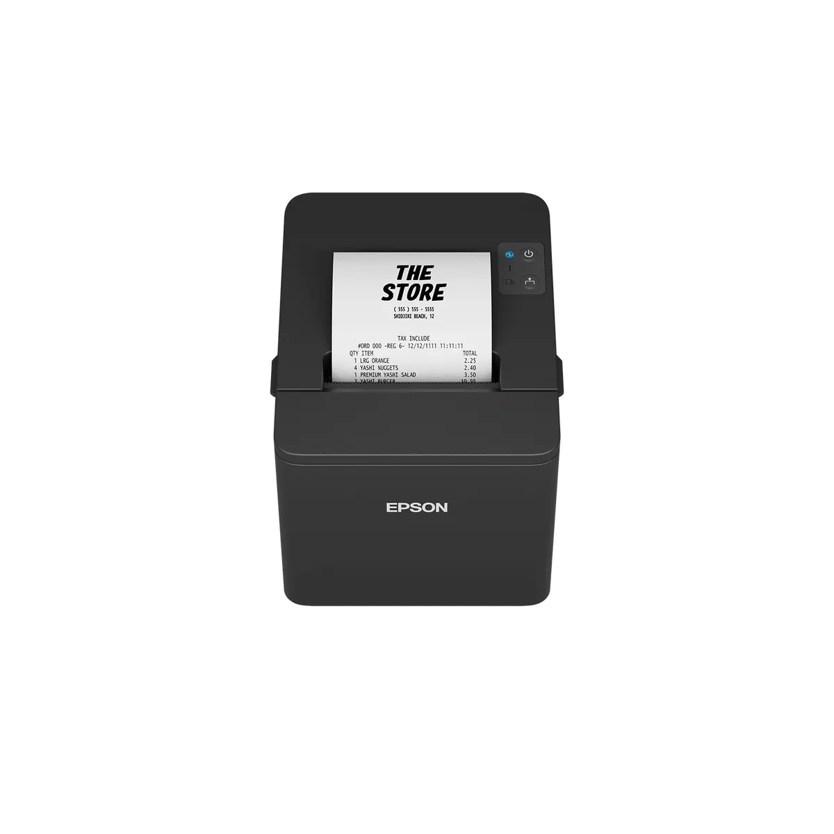 Epson C31CL47101 TM-T20IV blokknyomtató 80 mm papírszélesség USB RS-232 vágó fekete #1