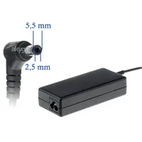 Akyga AK-ND-02 Notebook töltő 19V 3.95A 75W 5.5x2.5 mm Asus Toshiba HP Compaq
