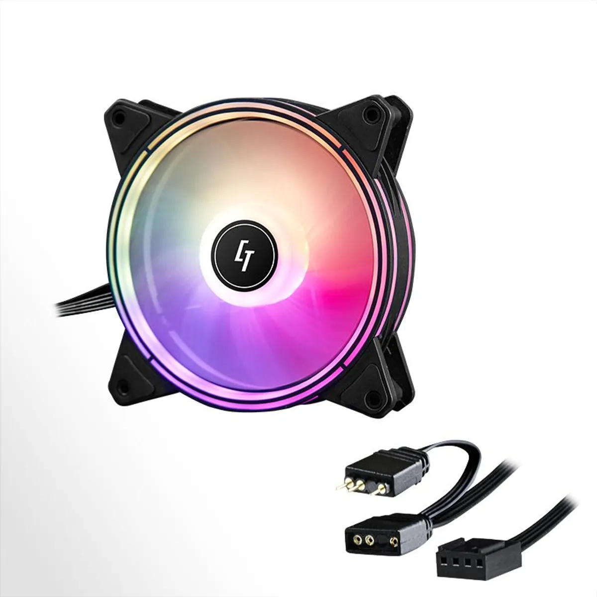 Chieftec NF-1225RGB Nova ARGB 120 mm ventilátor 32 LED 4-pin PWM 12V #2