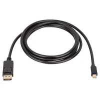Akyga AK-AV-15 DisplayPort - mini DisplayPort kábel 1,8 m fekete aranyozott csatlakozók