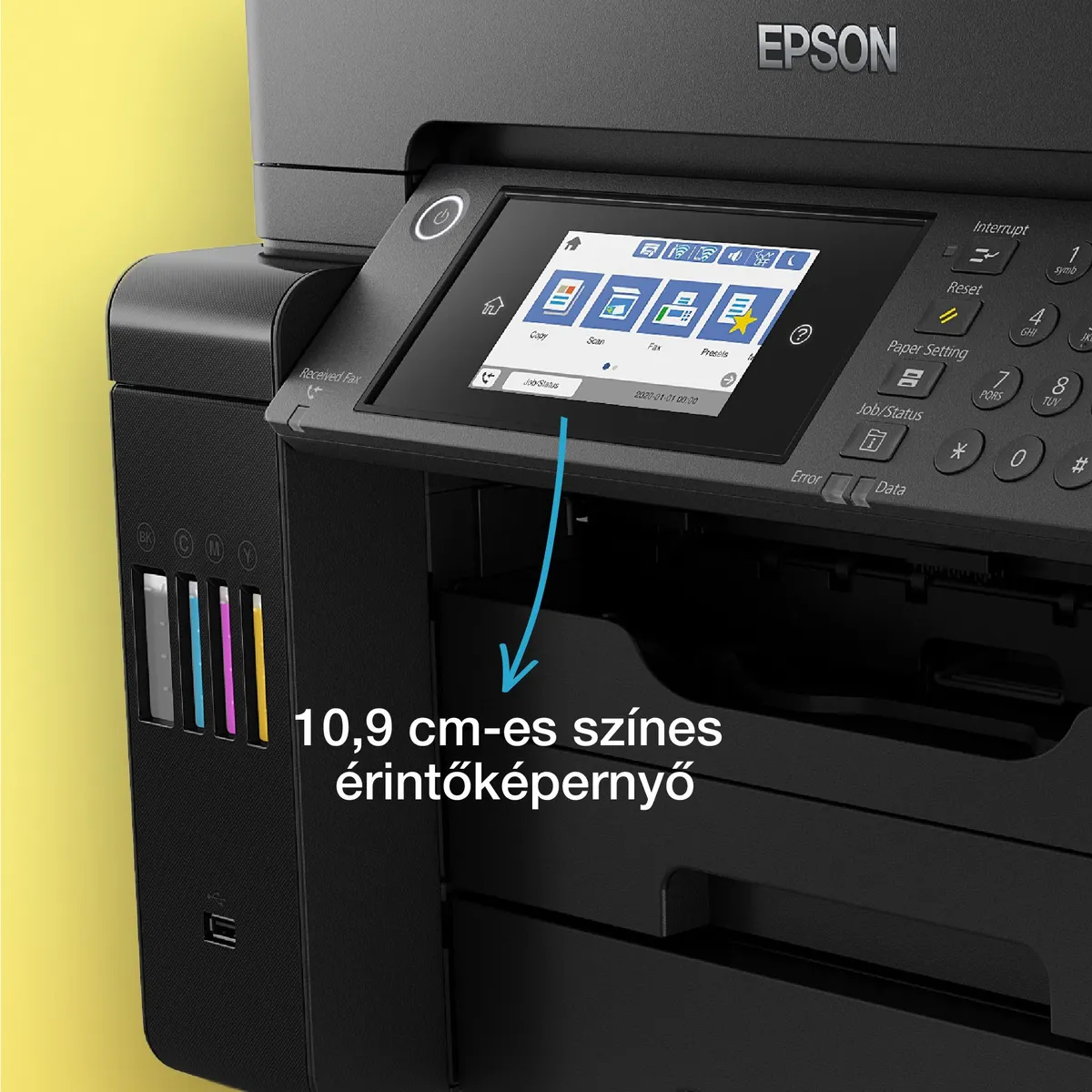 EPSON C11CH72402 EcoTank L15150 A3 MFP duplex WiFi LAN USB LCD érintőképernyős #5