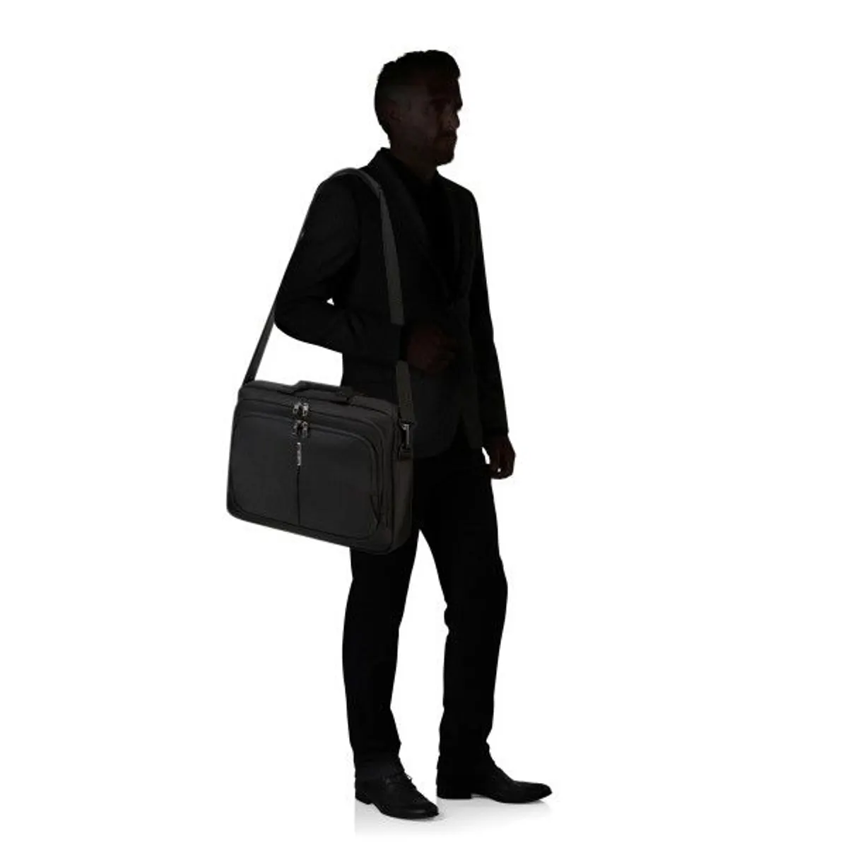 Samsonite 155202-1041 Guardit 3.0 17.3" notebook válltáska elkülönített laptop rekesz ergonómikus vállpántok 3D Mesh hátlap #2