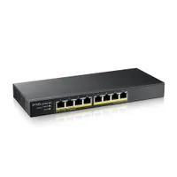 ZYXEL GS1915-8EP-EU0101F GS1915-8EP 8-portos GbE Smart Managed PoE switch 60W 802.3at NebulaFlex