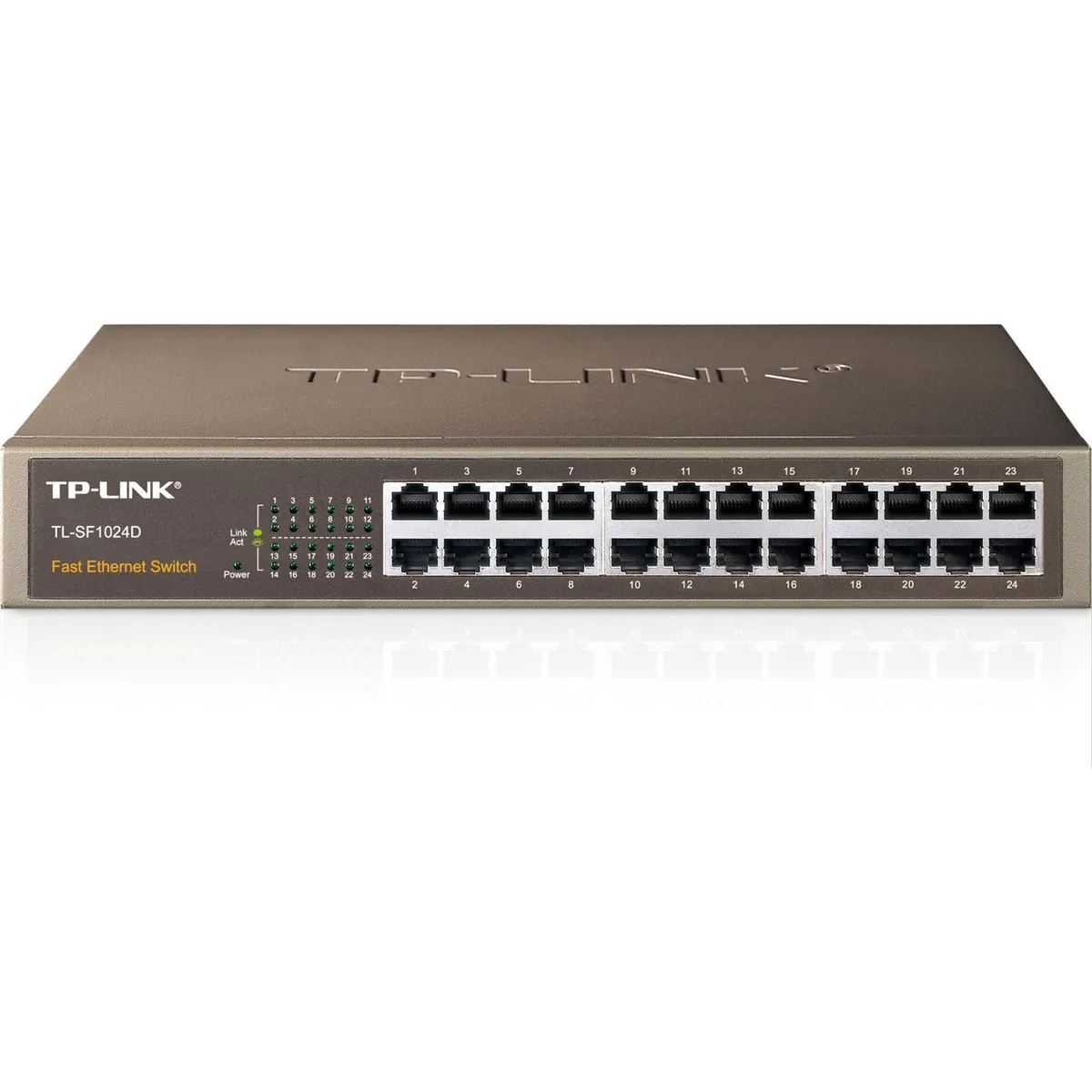 TP-Link TL-SF1024D 24-portos switch nem menedzselt fém ház rackbe szerelhető 24x10-100 Mb/s RJ-45 #1