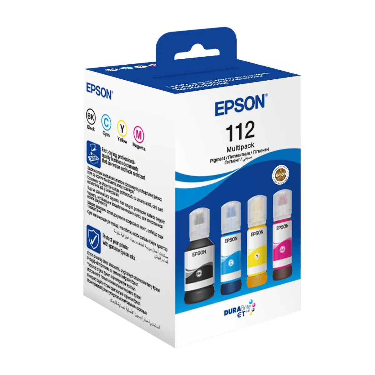 EPSON C13T06C64A EcoTank 112 4-szín Multipack fekete, cián, magenta, sárga #2