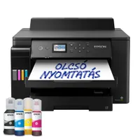EPSON C11CJ04402 EcoTank L11160 4800x1200dpi 32ppm fekete 21ppm színes duplex WiFi LAN USB 550 bemeneti 125 kimeneti 4 soros LCD