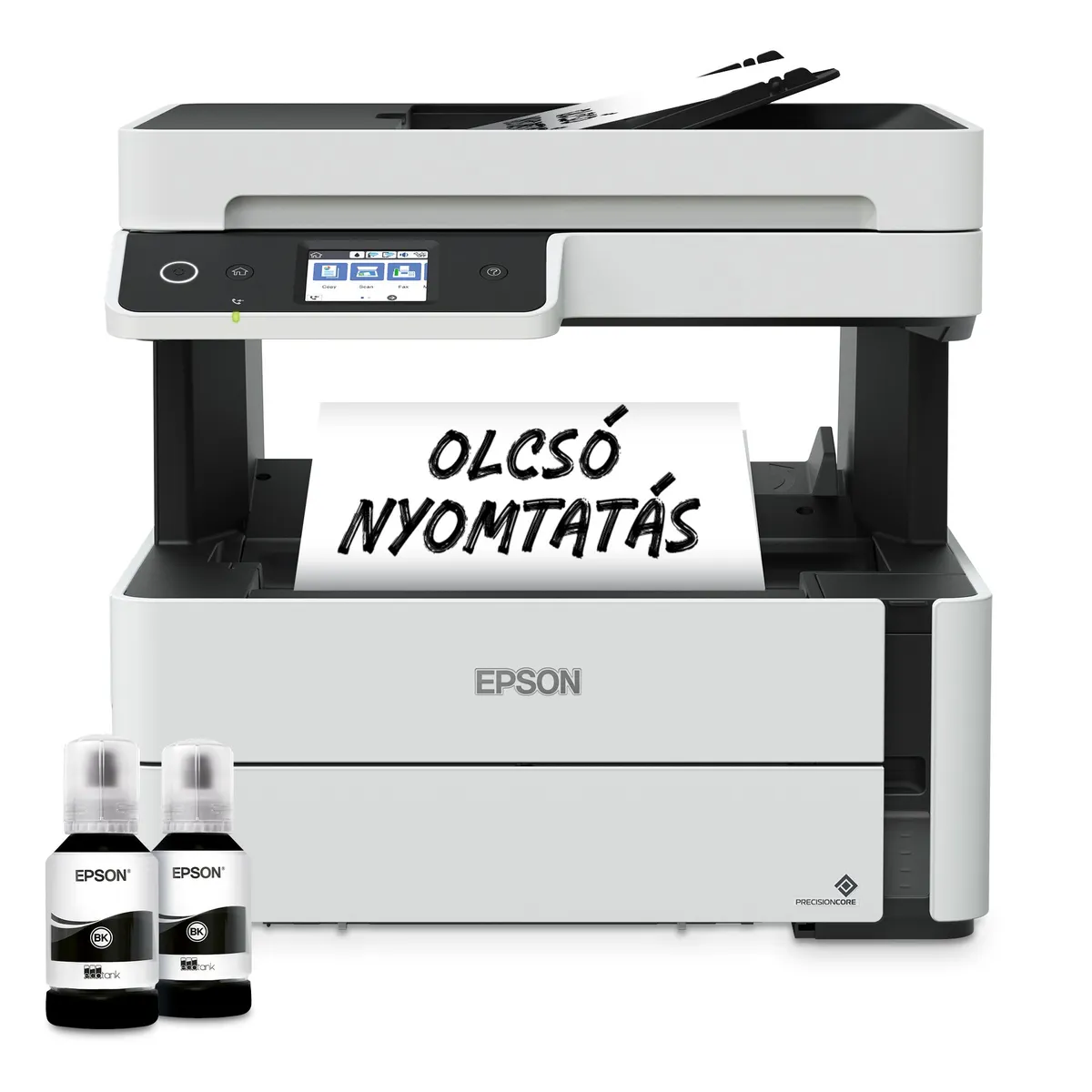 EPSON C11CG92403 EcoTank M3170 négyfunkciós mono nyomtató WiFi USB Ethernet 1200x2400 dpi 20 oldal percenként #1