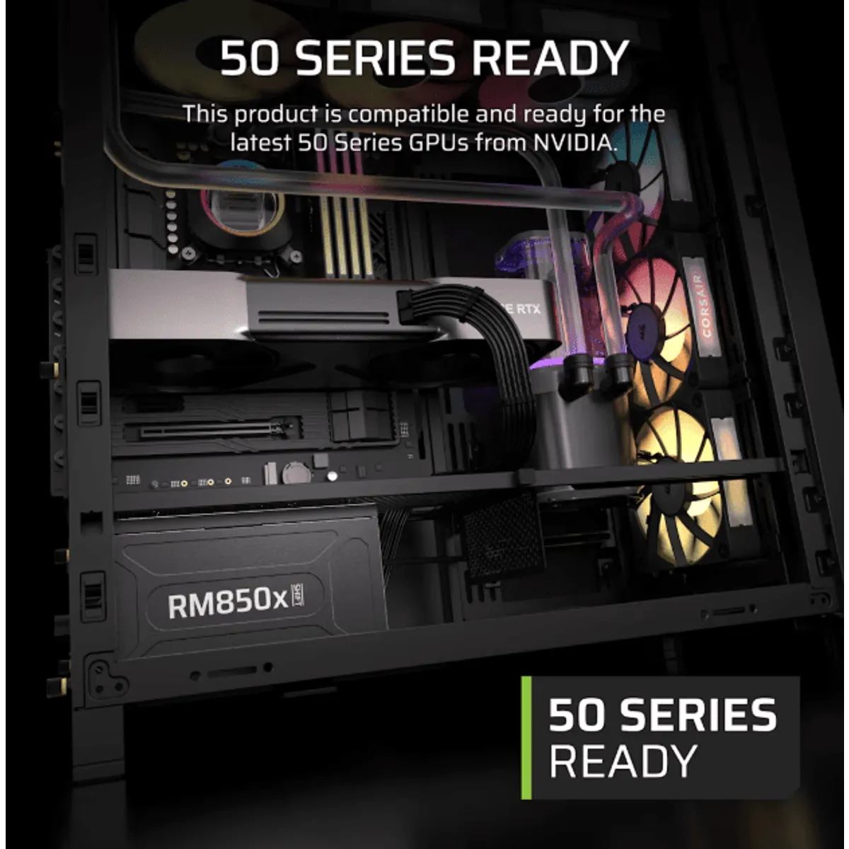 Corsair CP-9020299-EU RM850x Shift tápegység 850W ATX 3.1 PCIe 5.1 moduláris #3