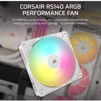 Corsair CO-9050186-WW rs140 argb 140mm pwm ventilátor fehér #2